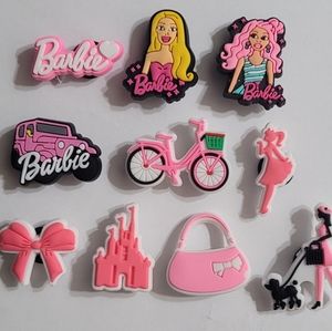 10 pcs. Girls Shoe Charms For Crocs